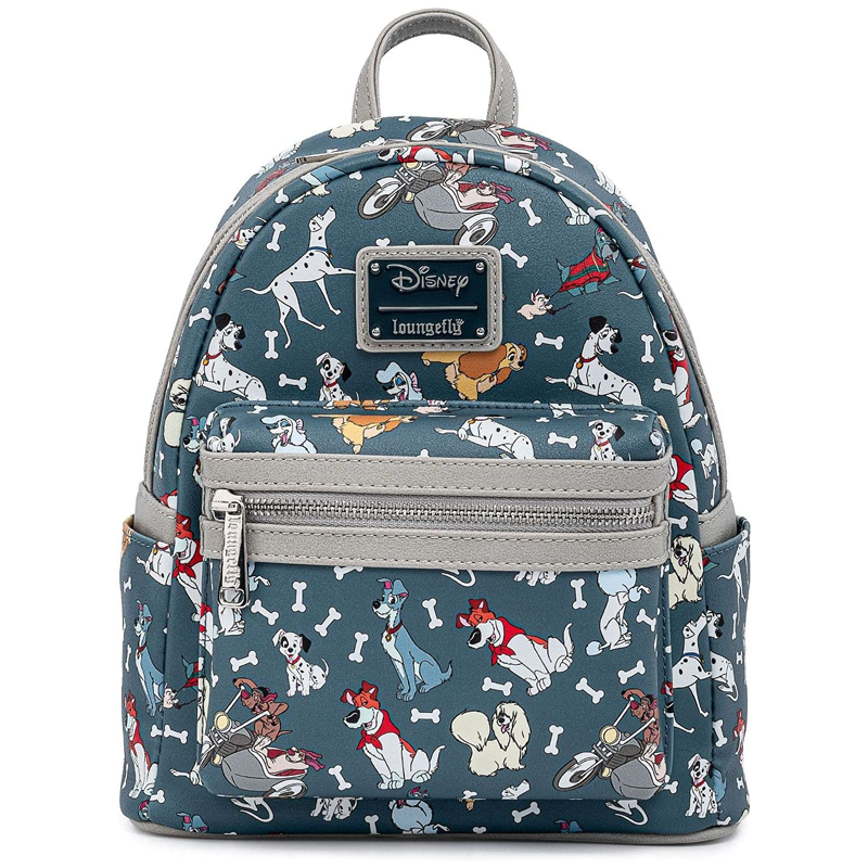 Loungefly x Disney The Dogs of Disney AOP Mini Backpack