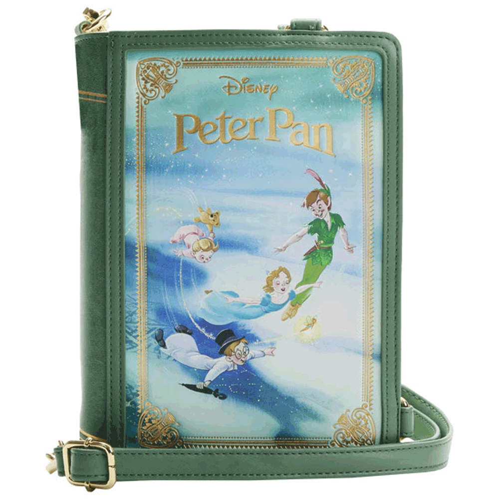 Loungefly x Disney Peter Pan Book Convertible Crossbody Bag