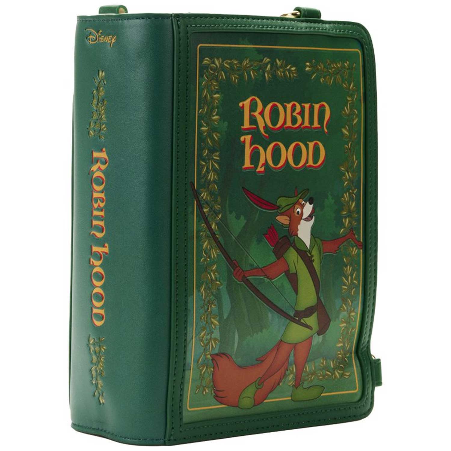 Loungefly x Disney Robin Hood Book Convertible Crossbody Bag