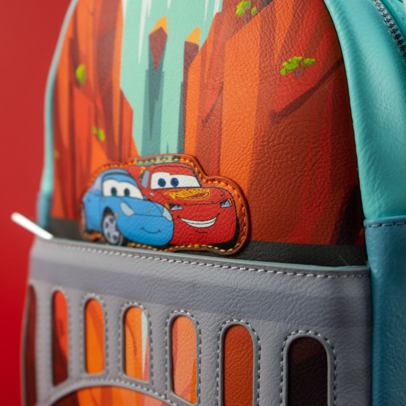 Loungefly x Disney Pixar Cars Firewall Falls Mini Backpack