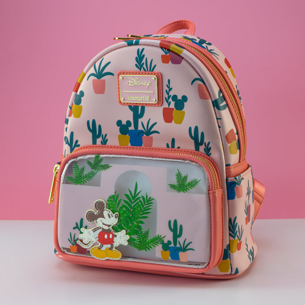 Loungefly x Disney Backpack South Western Mickey Cactus Mini Backpack