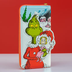 Loungefly x Dr Seuss The Grinch Loves the Holidays Purse