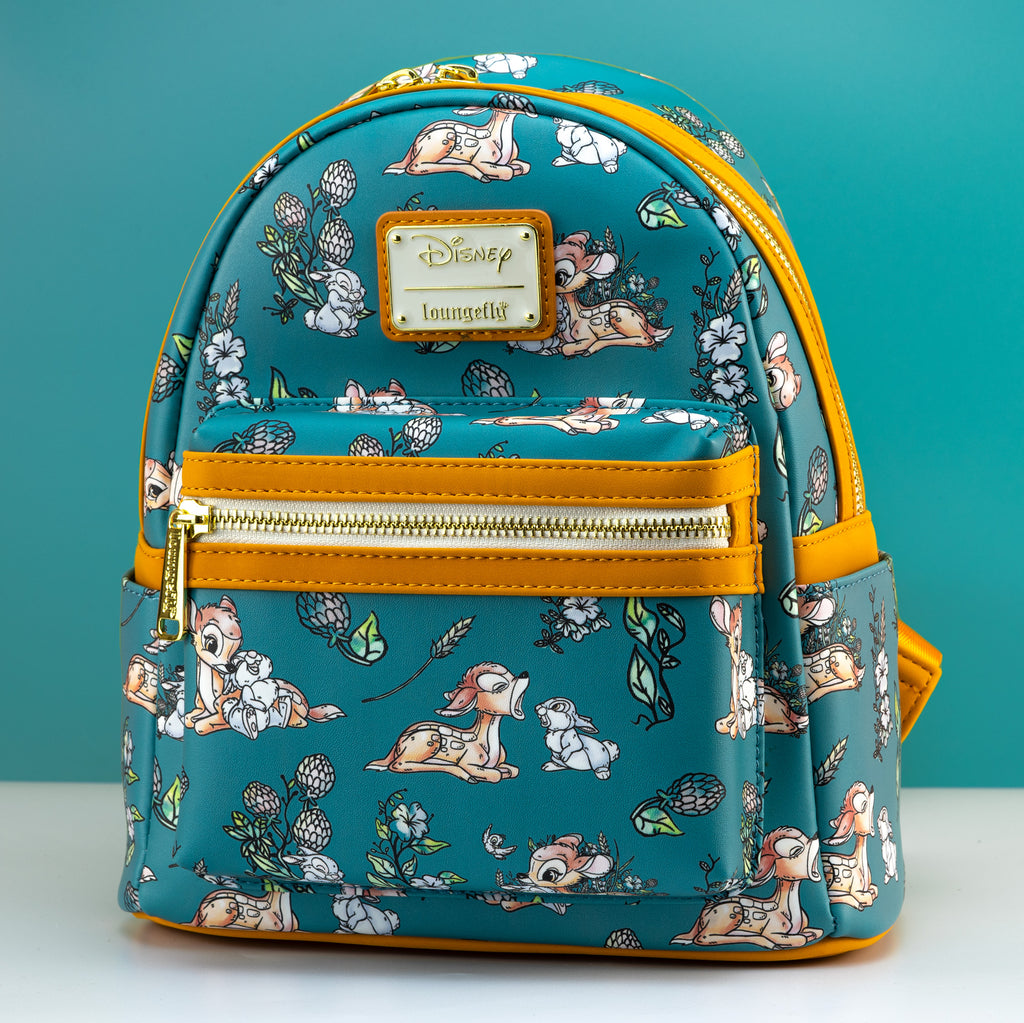 Loungefly x Disney Bambi Floral All Over Print Mini Backpack