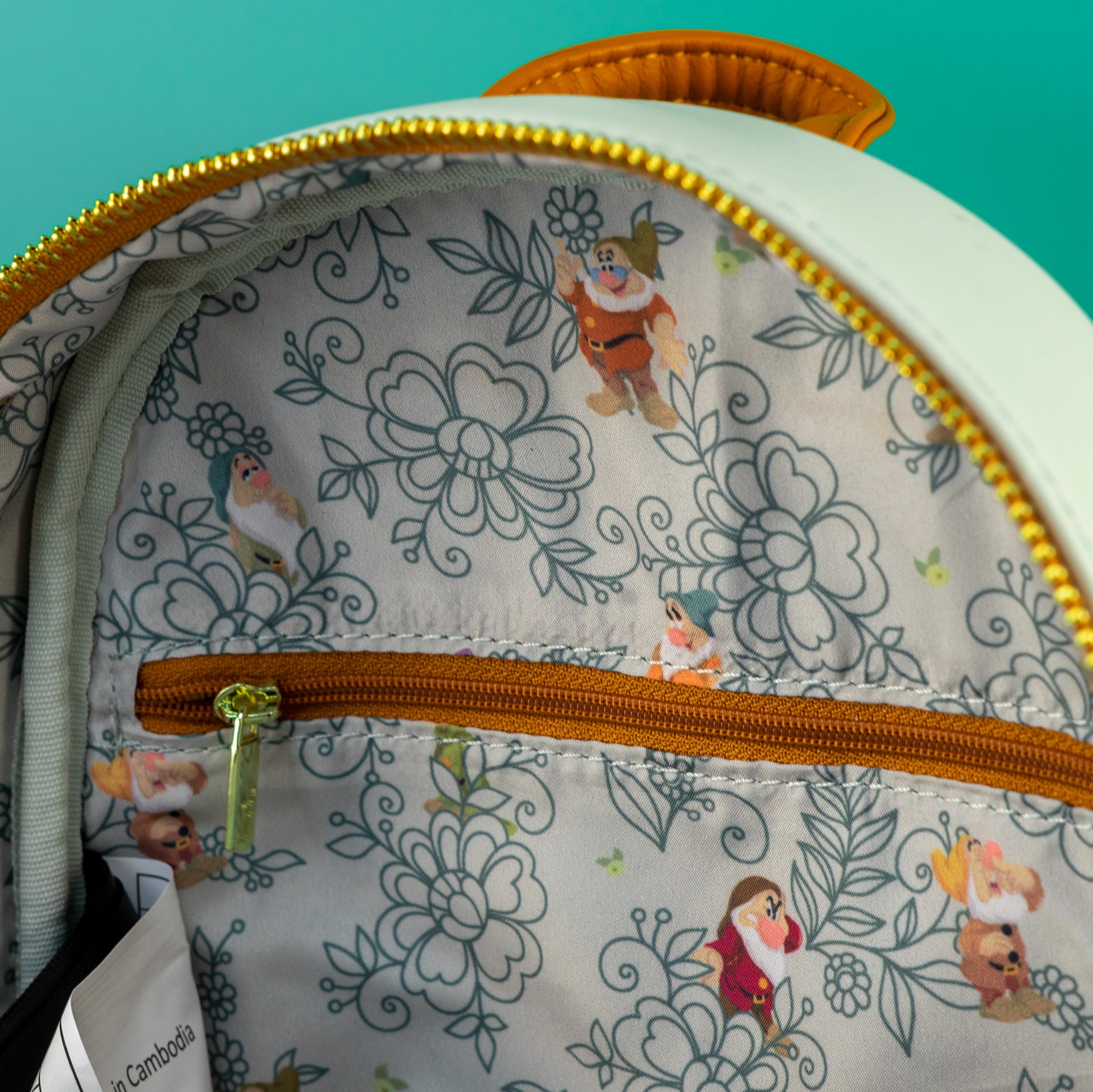 Loungefly x Disney Snow White and the Seven Dwarfs Floral Mini Backpack