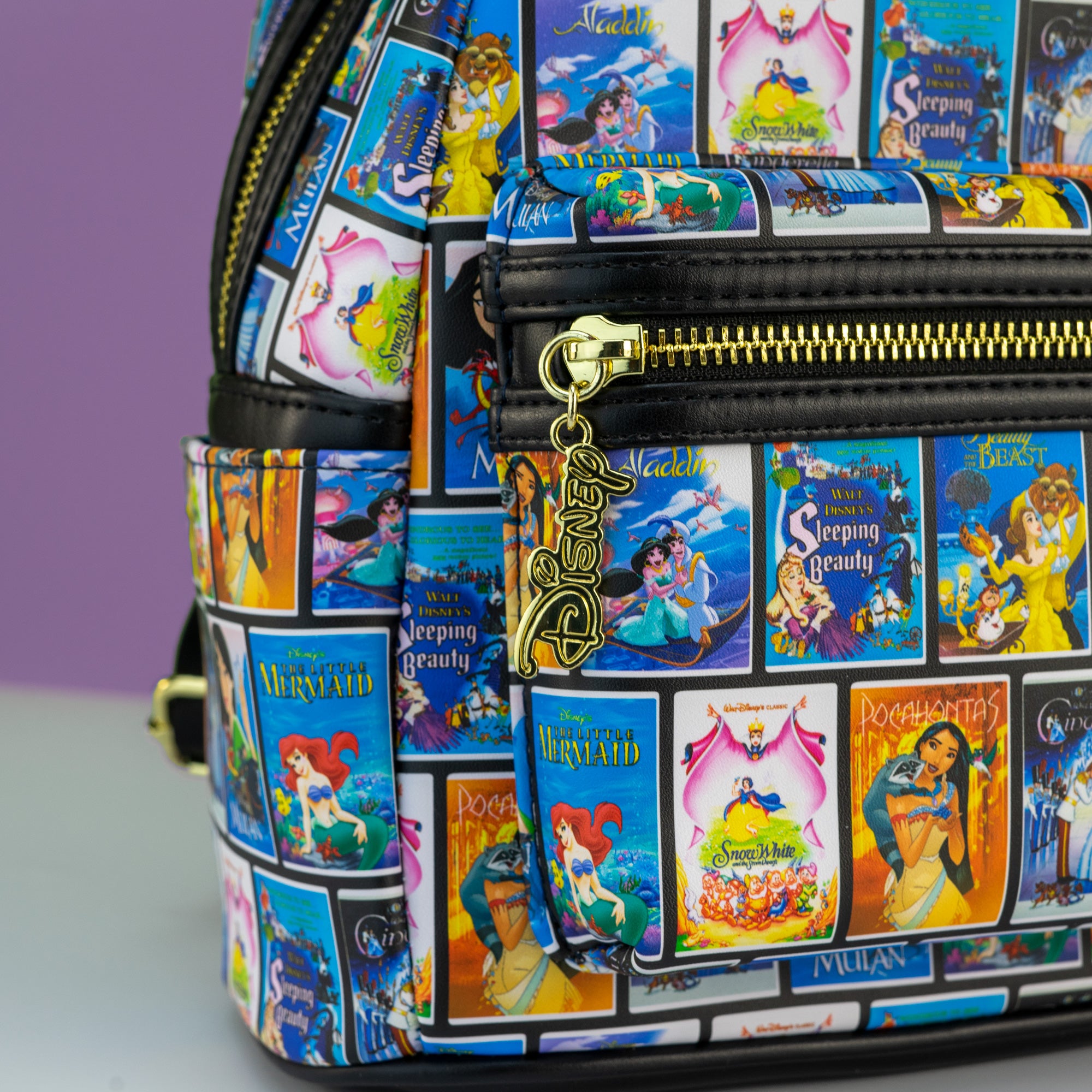 Loungefly x Disney Classic VHS Tape Film Covers Mini Backpack