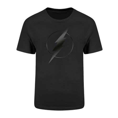 The Flash Logo Black On Black T-Shirt