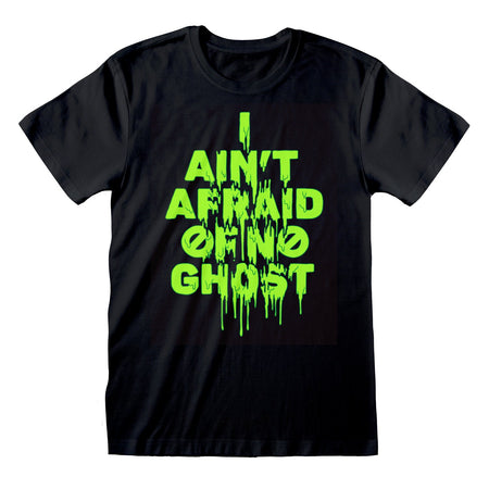 Ghostbusters Neon Green Text T-Shirt