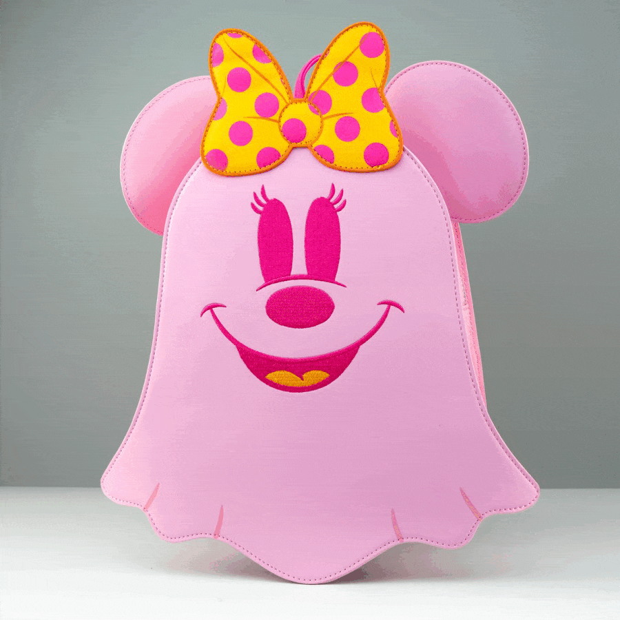 Loungefly x Disney Pastel Ghost Minnie Glow in the Dark Mini Backpack