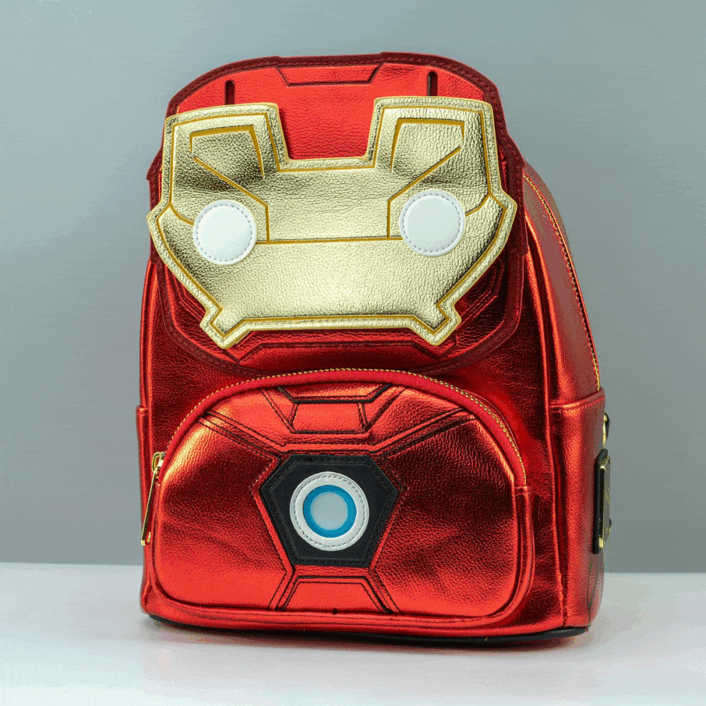 Loungefly x Marvel Iron Man Light Up Mini Backpack