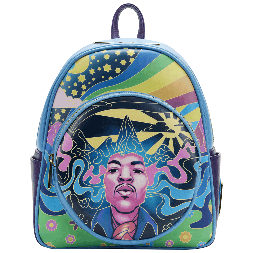 Loungefly x Jimi Hendrix Psychedelic Landscape Mini Backpack