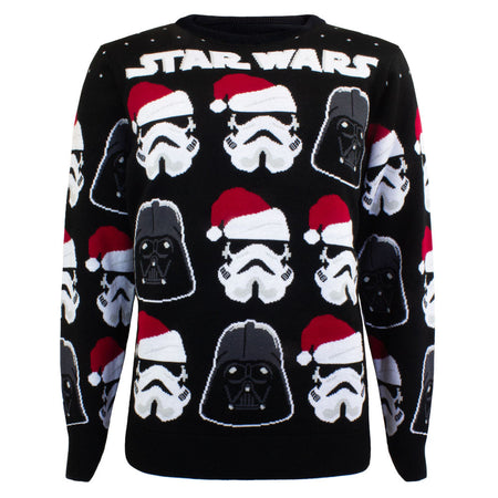 Star Wars Vader and Stormtrooper Knitted Christmas Jumper/Sweater