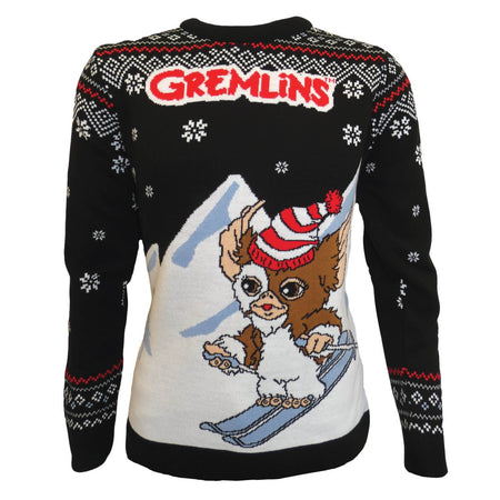 Gremlins Gizmo Skiing Knitted Jumper