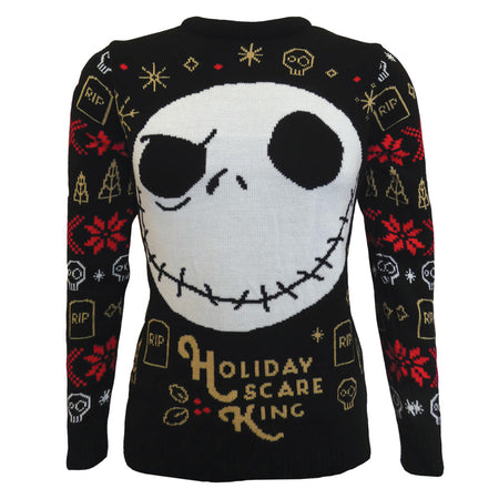 Disney Nightmare Before Christmas Holiday Scare King Knitted Jumper/Sweater