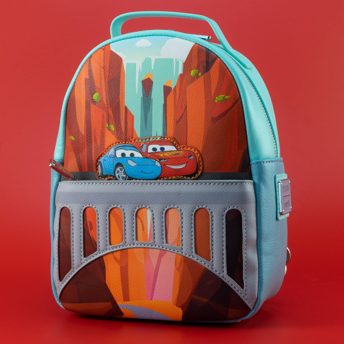 Loungefly x Disney Pixar Cars Firewall Falls Mini Backpack