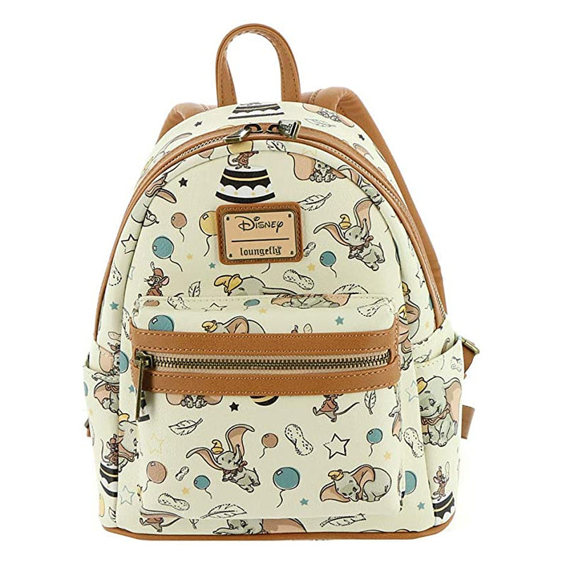 Loungefly x Disney Dumbo Vintage All Over Print Mini Backpack