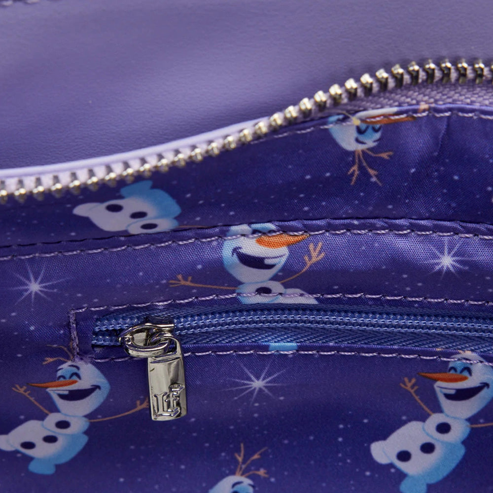 Loungefly x Disney Frozen Elsa Castle Crossbody Bag