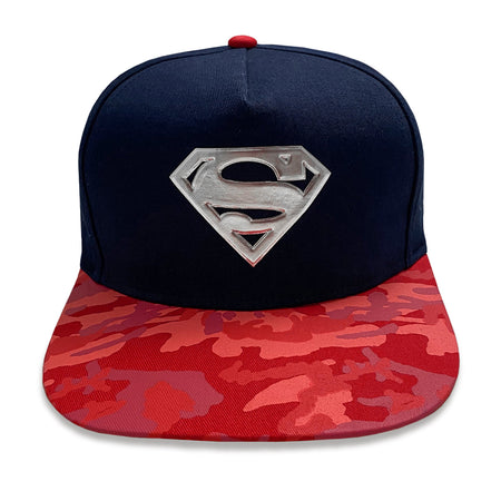 DC Comics Superman Metallic Logo Unisex Adults Snapback Cap