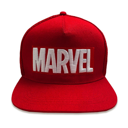 Marvel Comics Red Logo Unisex Adults Snapback Cap