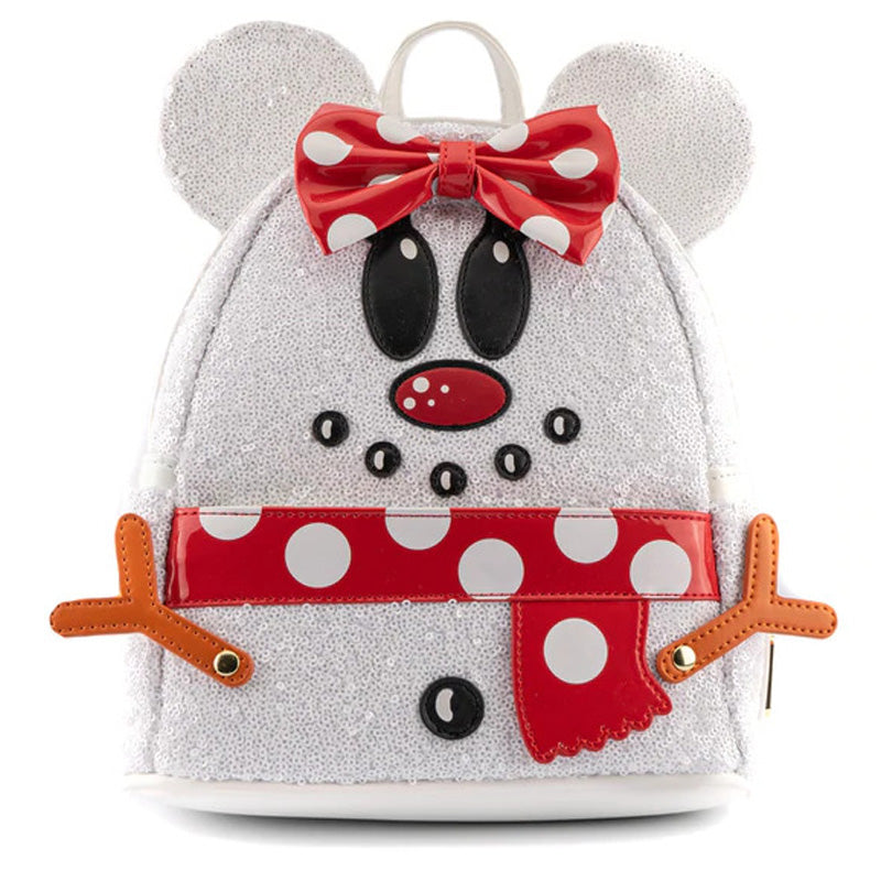 Loungefly x Disney Minnie Mouse Snowman Cosplay Mini Backpack