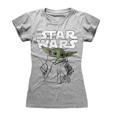 Star Wars The Mandalorian The Child Sketch Women's T-Shirt