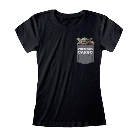Star Wars The Mandalorian 'Precious Cargo' Pocket Women's T-Shirt