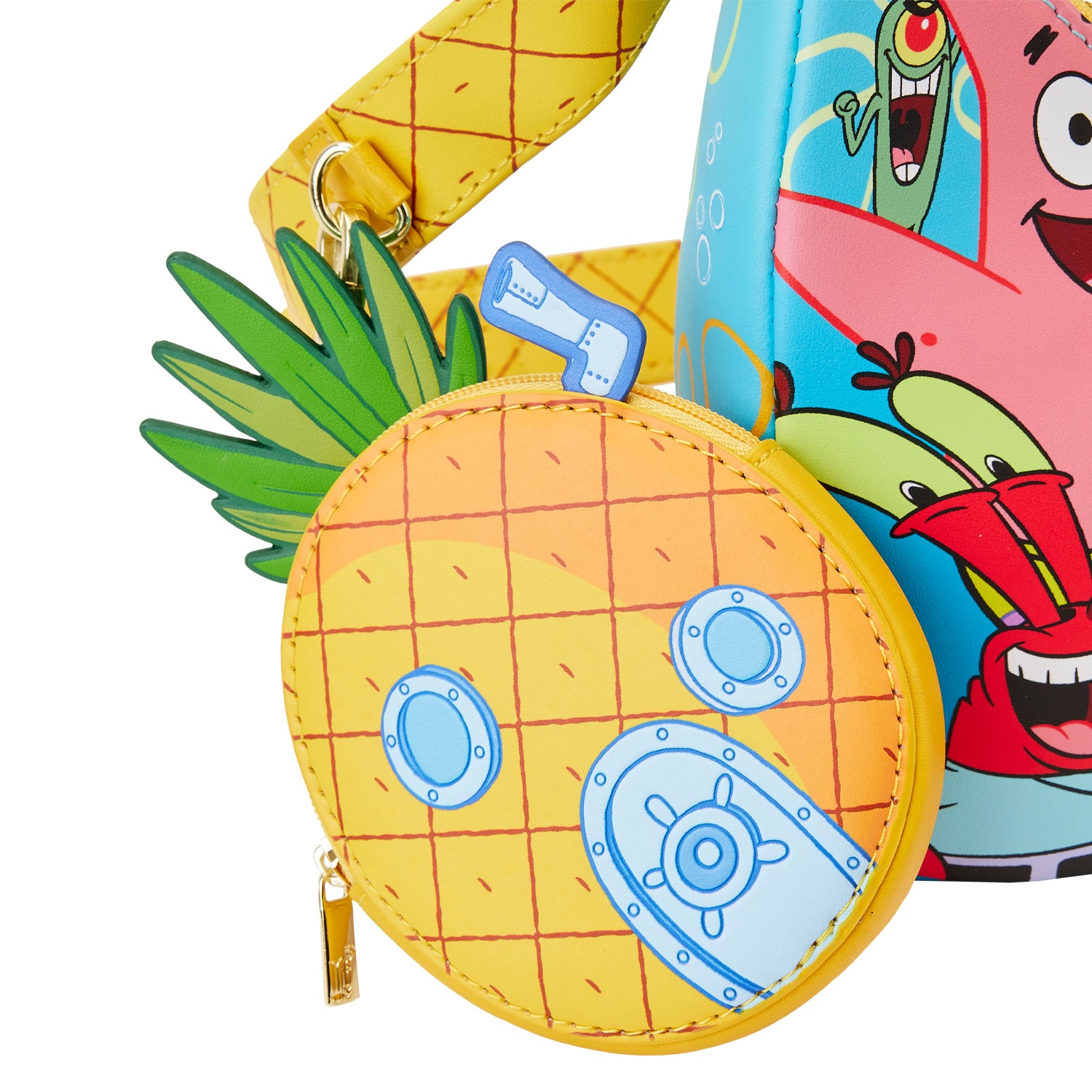 Loungefly x Nickelodeon SpongeBob Squarepants Group Shot Crossbody Bag
