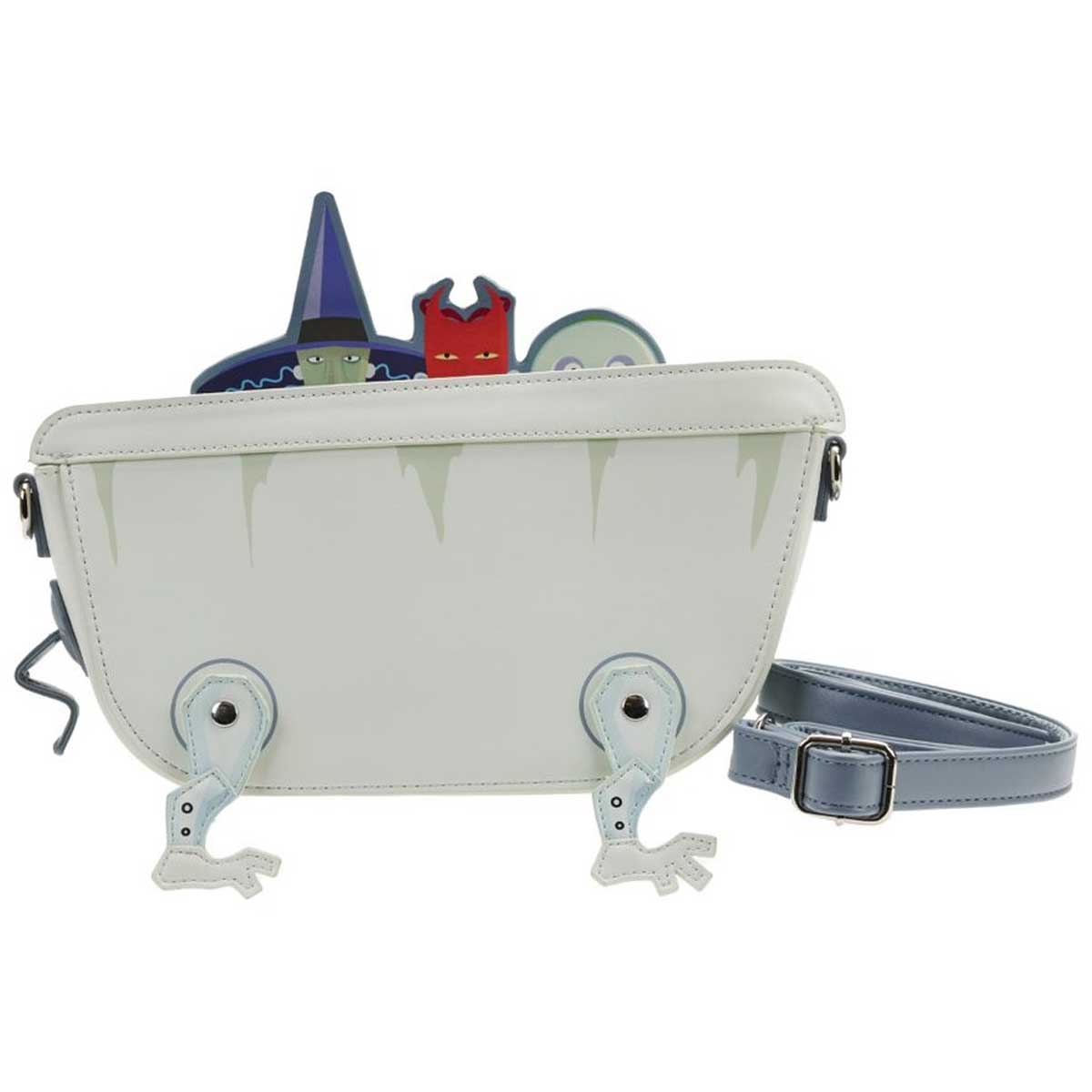 Loungefly x Disney Nightmare Before Christmas Lock Shock Barrel Bath Tub Crossbody Bag