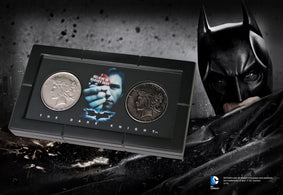 Batman The Dark Night Harvey Dent/Two Face Coin Set