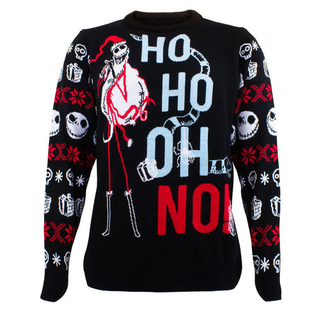 Disney Nightmare Before Christmas Ho Oh No Knitted Jumper/Sweater