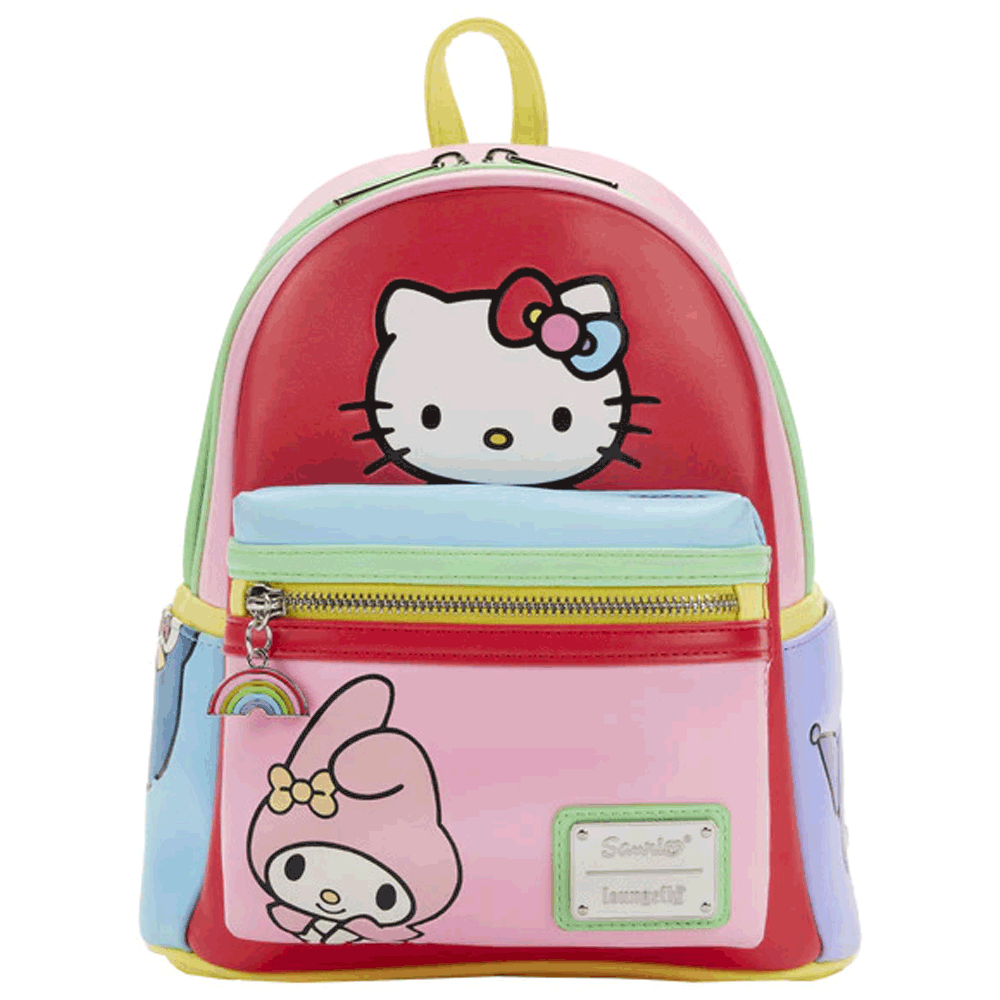 Loungefly x Sanrio Hello Kitty & Friends Colour Block Mini Backpack