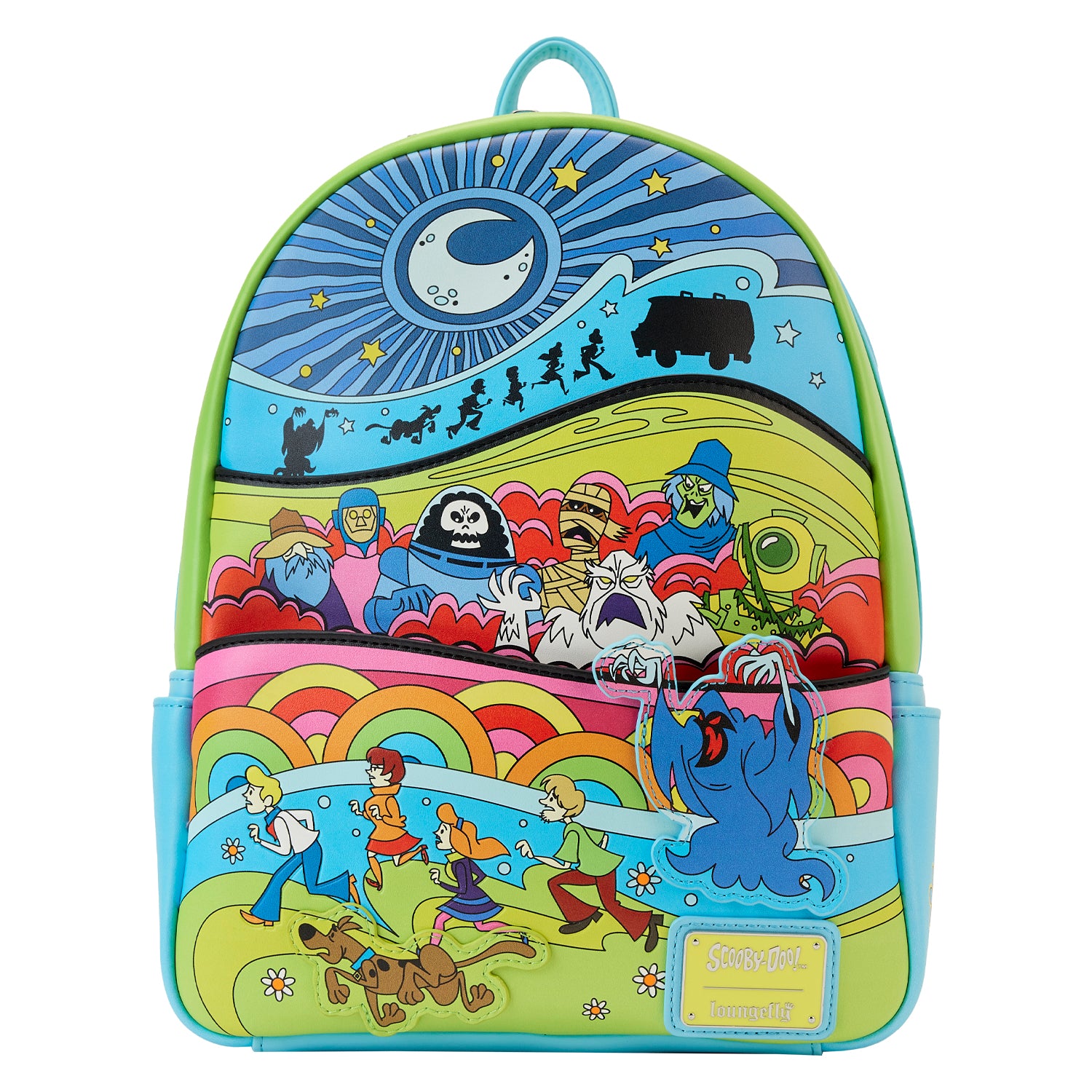 Loungefly x Scooby Doo Psychedelic Monster Chase Mini Backpack