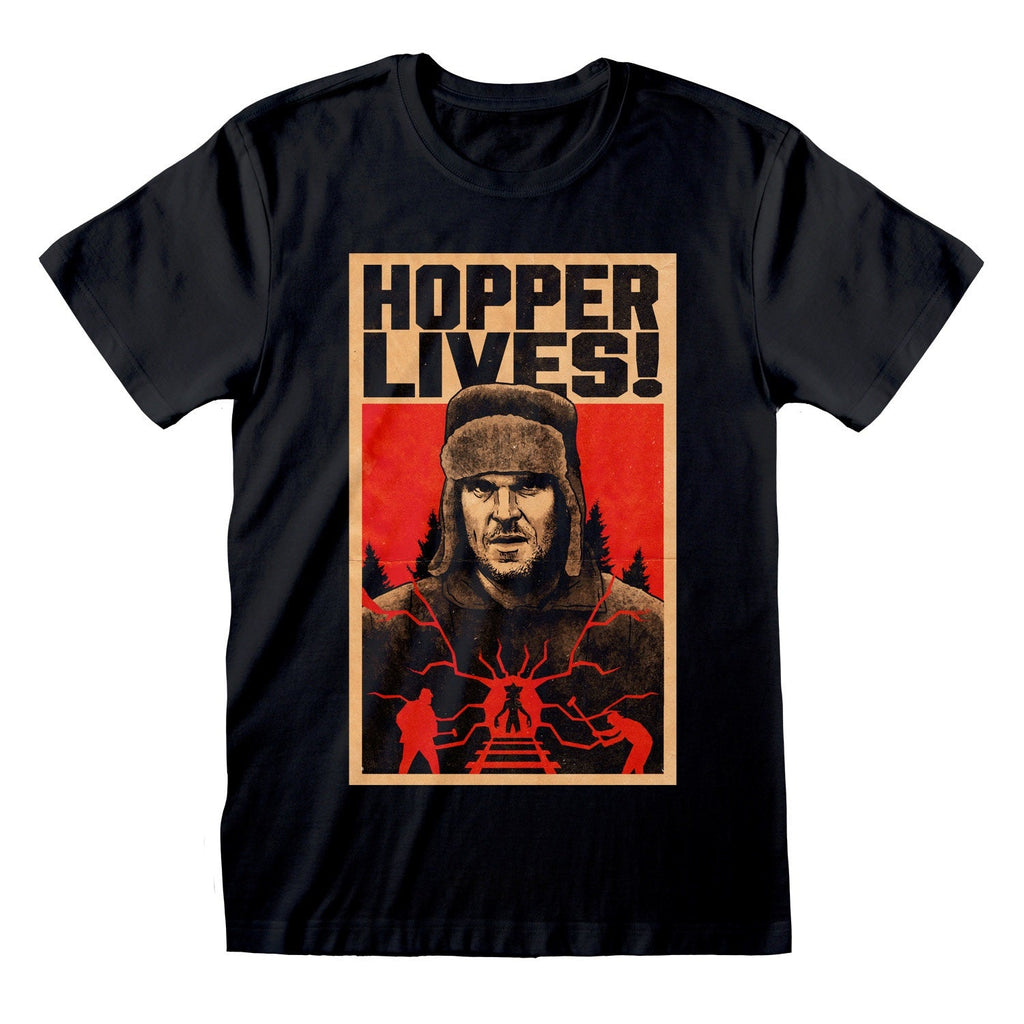 Netflix Stranger Things Hopper Lives T-shirt
