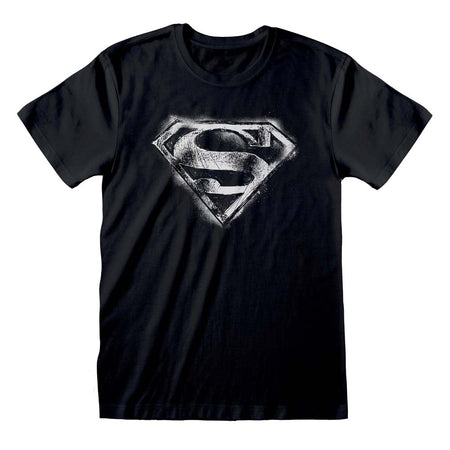 DC Superman Distressed Mono Logo T-Shirt