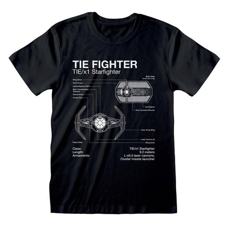 Star Wars Tie Fighter Sketch T-Shirt
