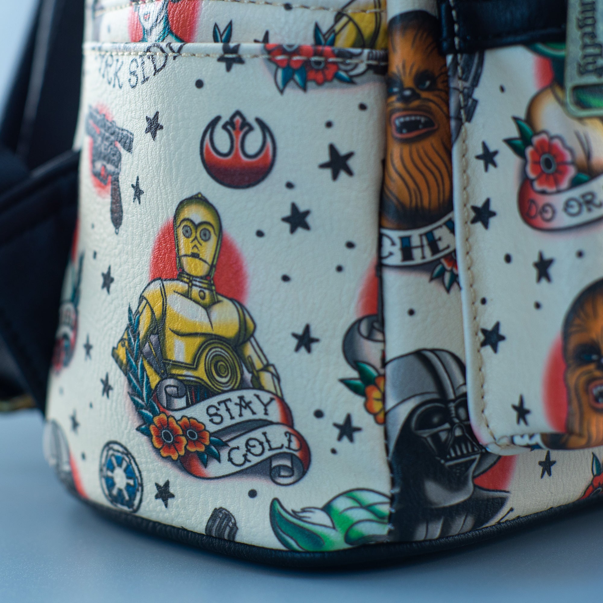 Loungefly x Star Wars Classic Tattoo All Over Print Mini Backpack