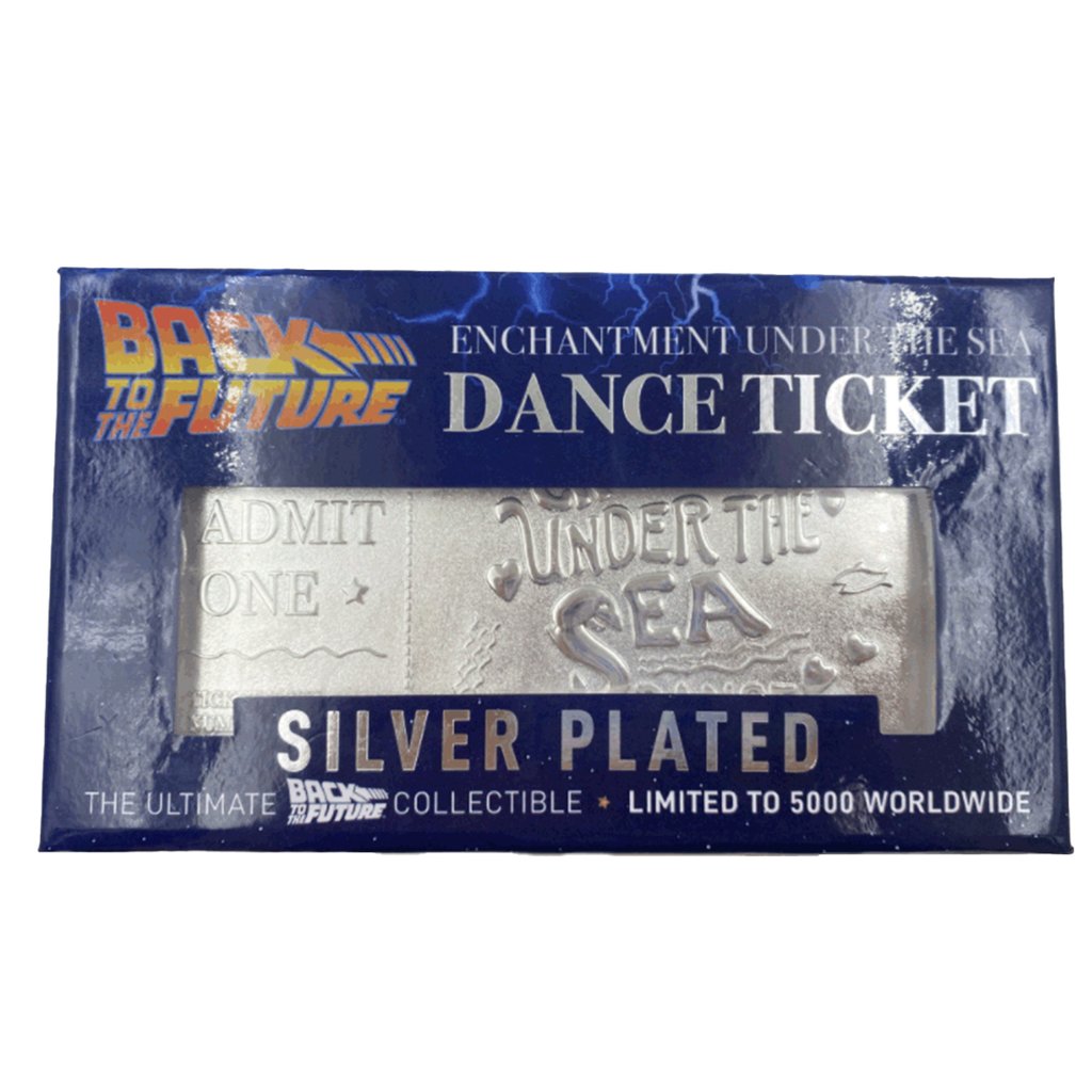 Back to the Future Silver Plated Enchantment Under the Sea Dance Ticket