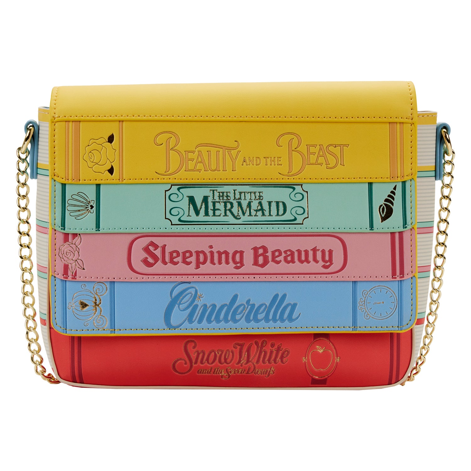 Loungefly x Disney Classic Princess Books Crossbody Bag