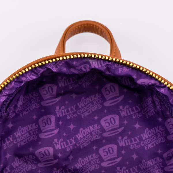 Loungefly x Warner Bros Charlie and the Chocolate Factory 50th Anniversary Mini Backpack