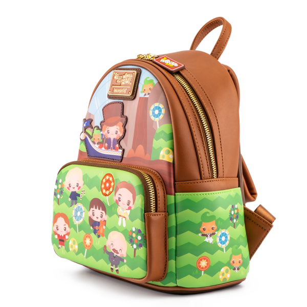 Loungefly x Warner Bros Charlie and the Chocolate Factory 50th Anniversary Mini Backpack