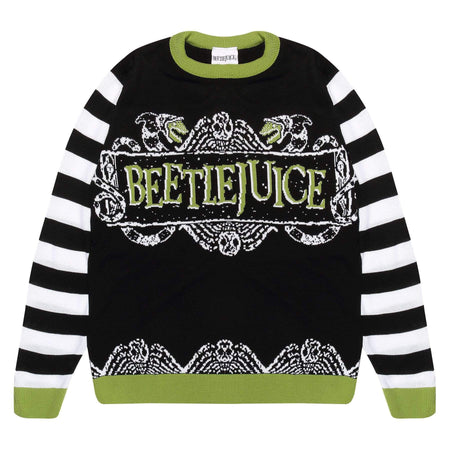 Beetlejuice Logo Knitted Jumper