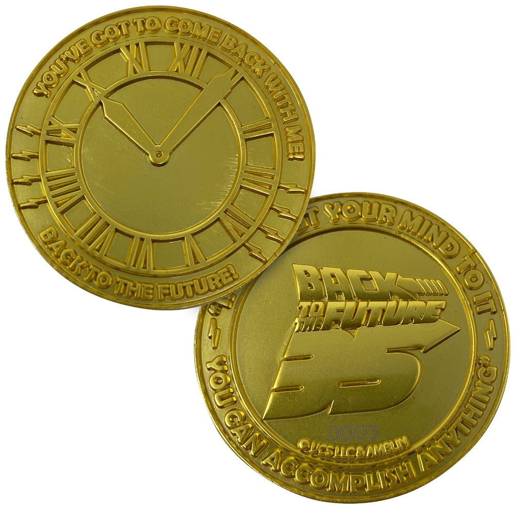 Back to the Future 35th Anniversary Gold Limited Edition Collectors Coin