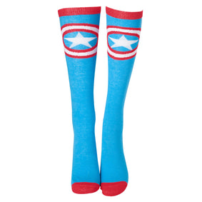 Marvel Captain America Knee High Socks