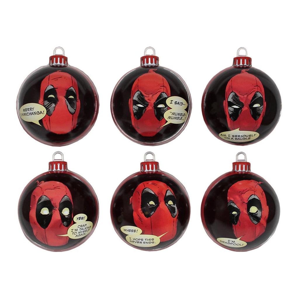 Deadpool Christmas Baubles