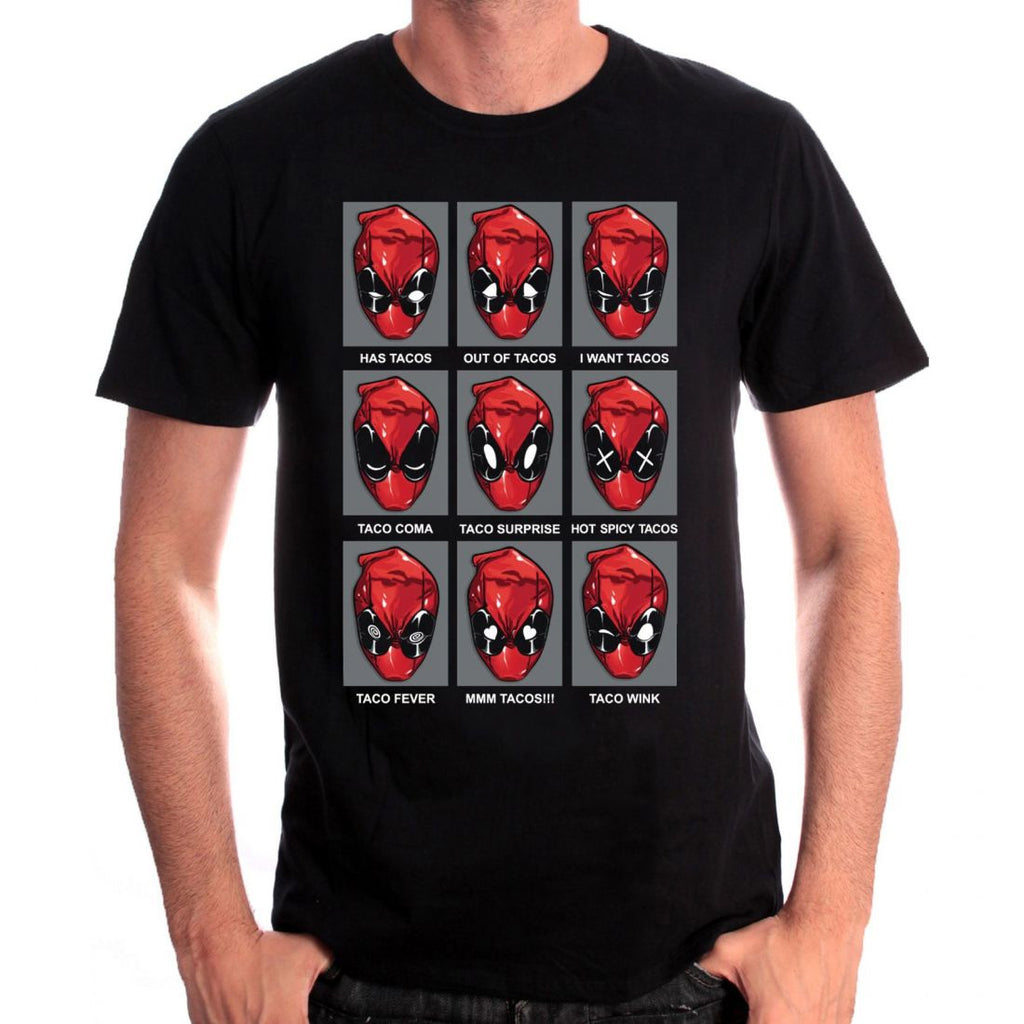 Deadpool Faces T-Shirt