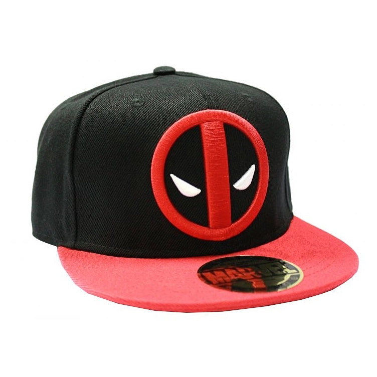 Deadpool Black and Red Snapback Cap