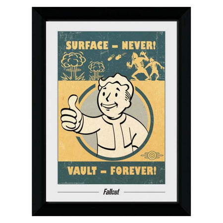Fallout Vault Forever Collectors Framed Print