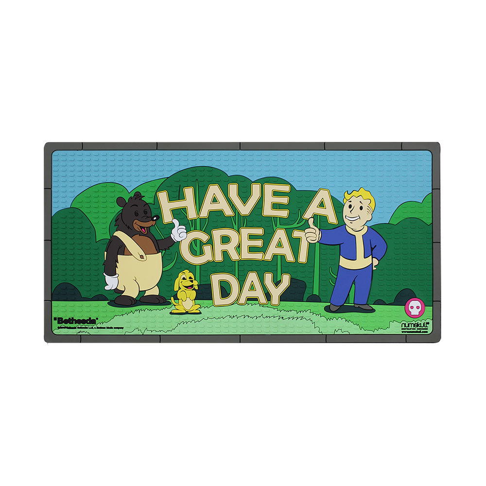 Fallout 76 Have a Great Day Rubber Doormat