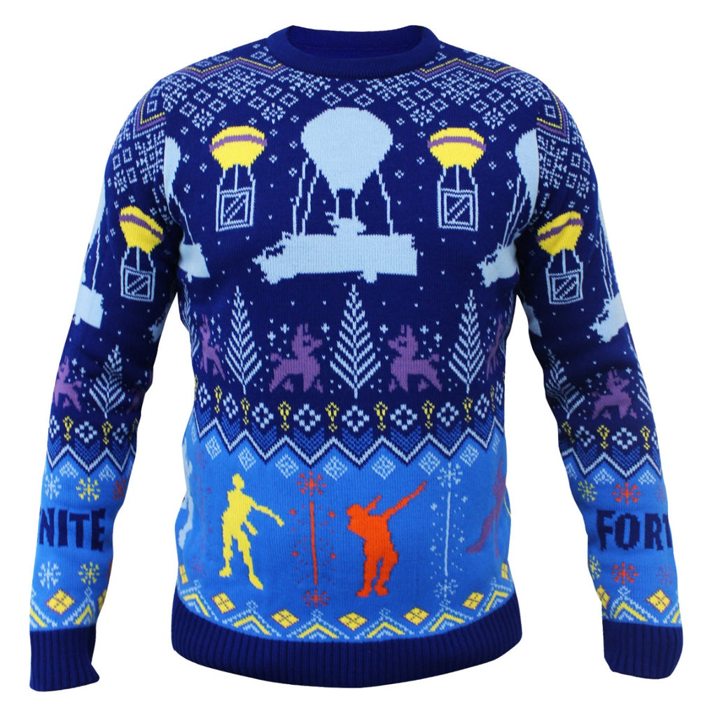 Fortnite Kids Knitted Christmas Jumper/Sweater