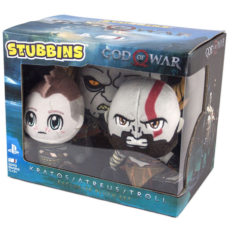 God of War Stubbins Toy Plushies Triple Collectors Pack