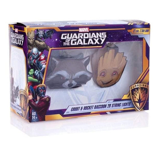 Guardians of the Galaxy Rocket Raccoon and Groot String Lights